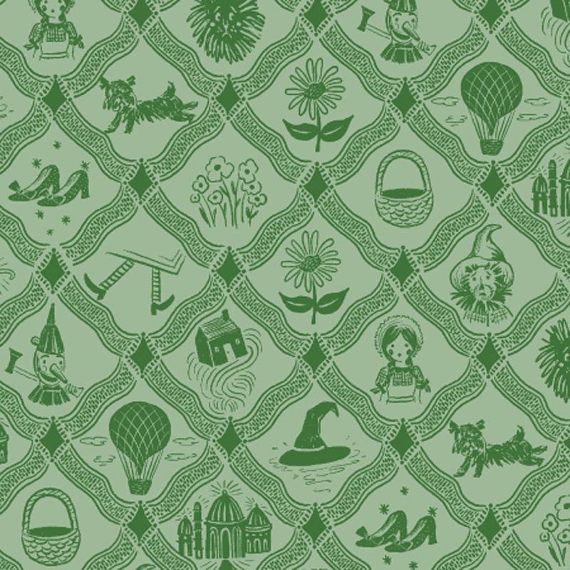 Ozby Rifle Paper Co. For Cotton + Steel - Mint - Canvas