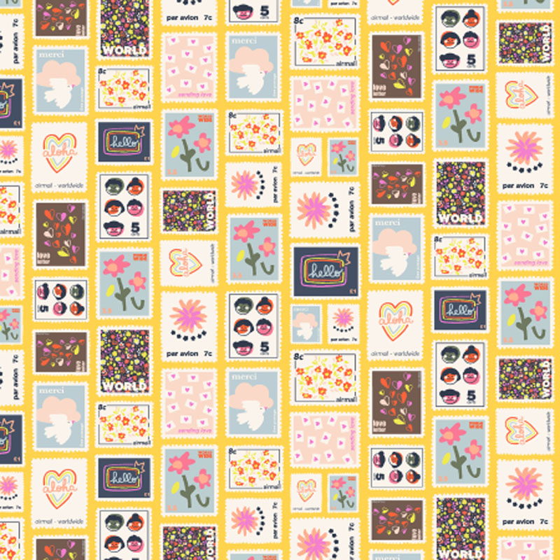 Happy Mail By Cotton + Steel For Rjr Fabrics - Happy Days