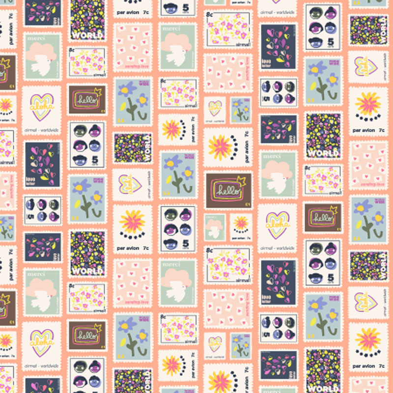 Happy Mail By Cotton + Steel For Rjr Fabrics - You\'Re Still The One