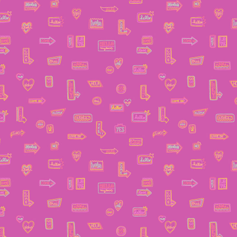 Happy Mail By Cotton + Steel For Rjr Fabrics - Bright Lights