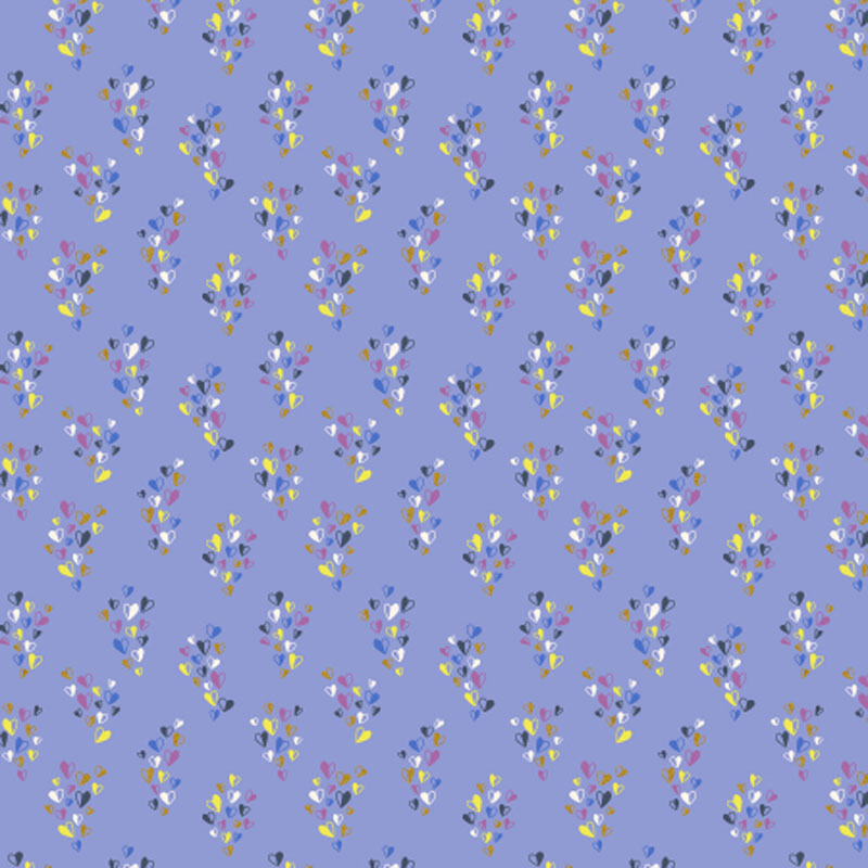 Happy Mail By Cotton + Steel For Rjr Fabrics - First Love - Metallic