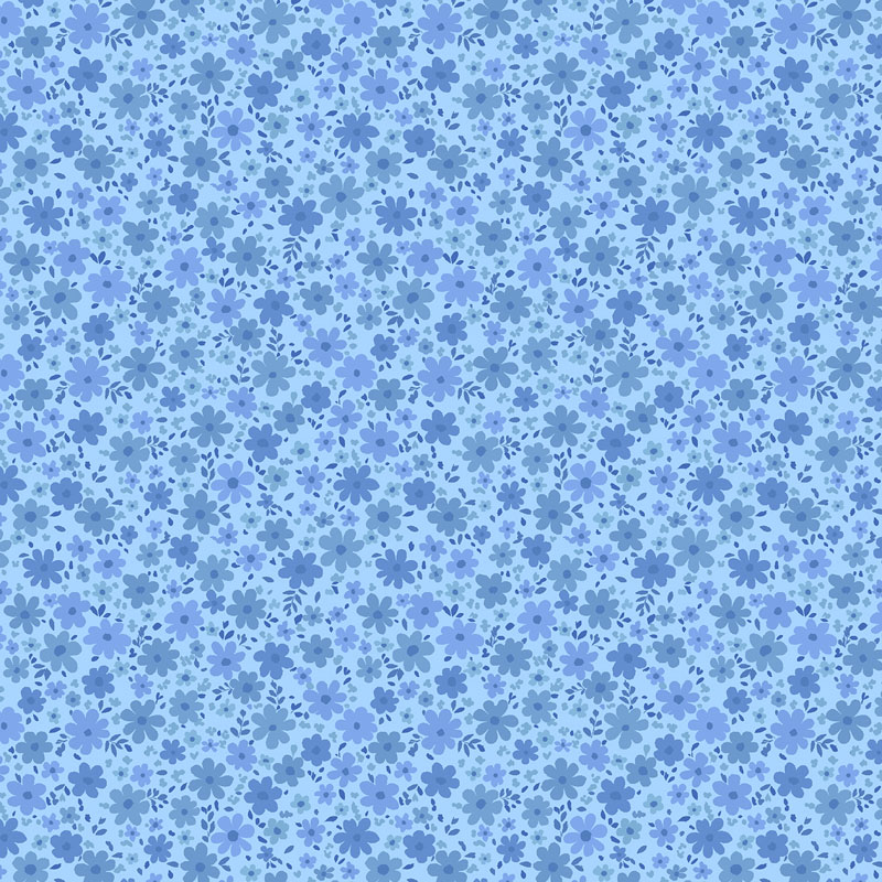 Sapphire Blooms By Rjr Studio For Rjr Fabrics - Ice Blue