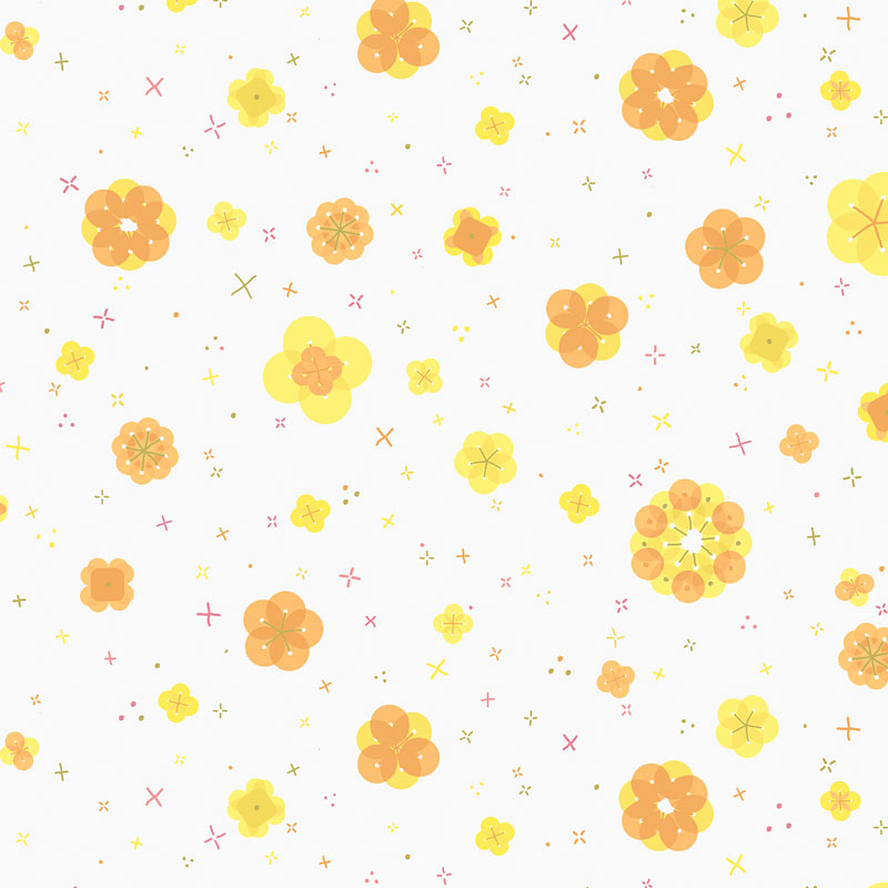 Floral Confetti By Rjr Studio For Rjr Fabrics - Honey