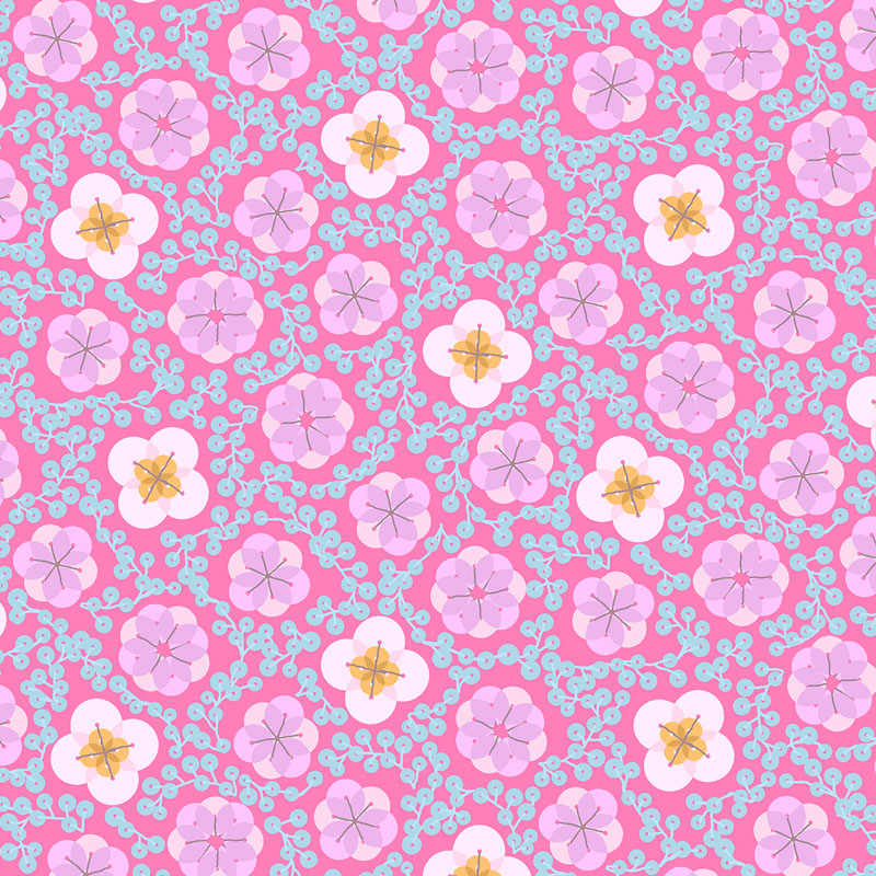 Floral Confetti By Rjr Studio For Rjr Fabrics - Cherry Blossom
