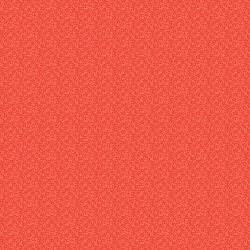 Hopscotch - Starflower By Rjr Studio For Rjr Fabrics - Tomato Red