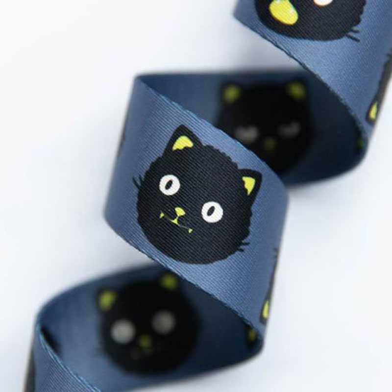 Webbing Ice Snacks Cat 1.5" Wide 22.86 Mtr By Melody Miller For Moda