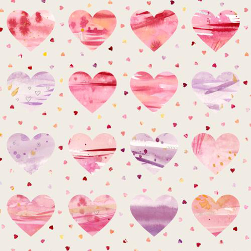 Little Lovelies 108" By Create Joy Project For Moda - Digital Print - Love