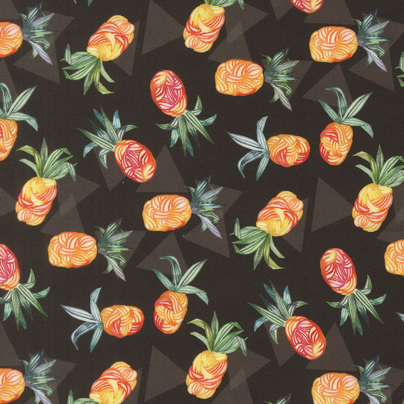 Copa Flora By Amarilys Henderson For Moda - Digital Print - Midnight