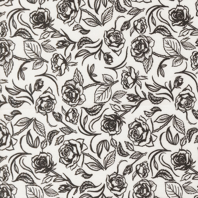 Copa Flora By Amarilys Henderson For Moda - Digital Print - Midnight