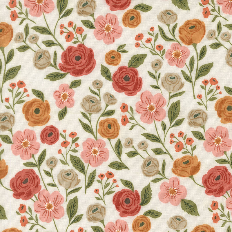 Garden Glam By Lella Boutique For Moda - Cream