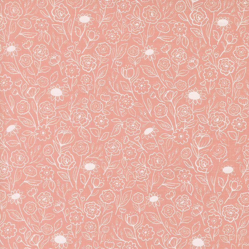 Garden Glam By Lella Boutique For Moda - Carnation