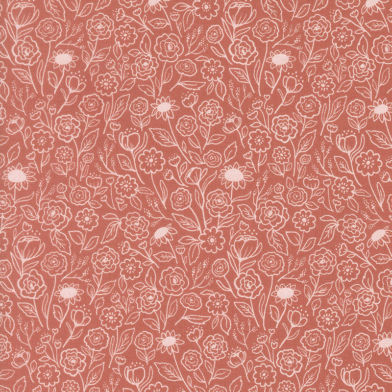 Garden Glam By Lella Boutique For Moda - Rose Water