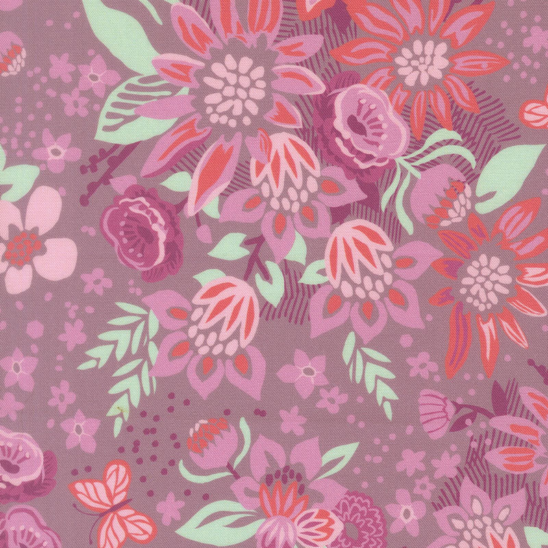 Floriori By Kate Spain For Moda - Digital Print - Wisteria