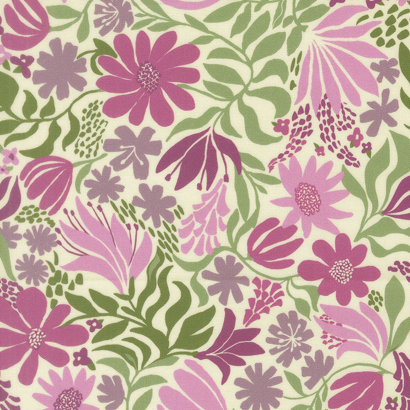 Floriori By Kate Spain For Moda - Digital Print - Lilac