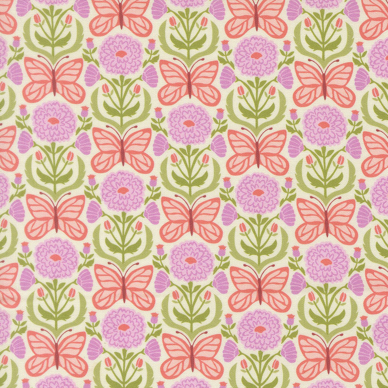 Floriori By Kate Spain For Moda - Digital Print - Rose