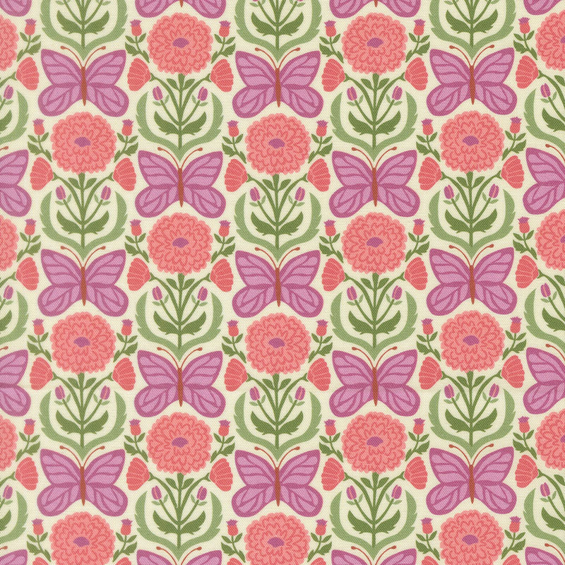 Floriori By Kate Spain For Moda - Digital Print - Lilac