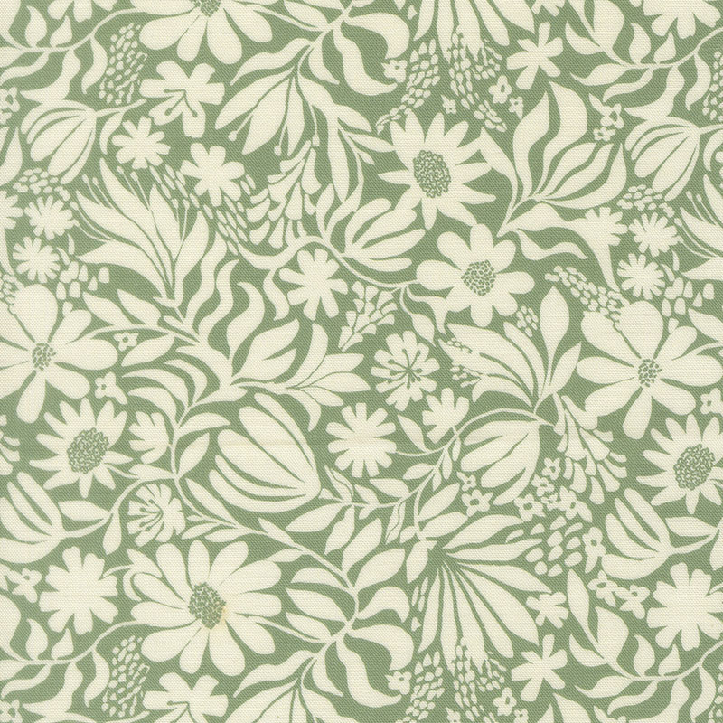 Floriori By Kate Spain For Moda - Digital Print - Sage