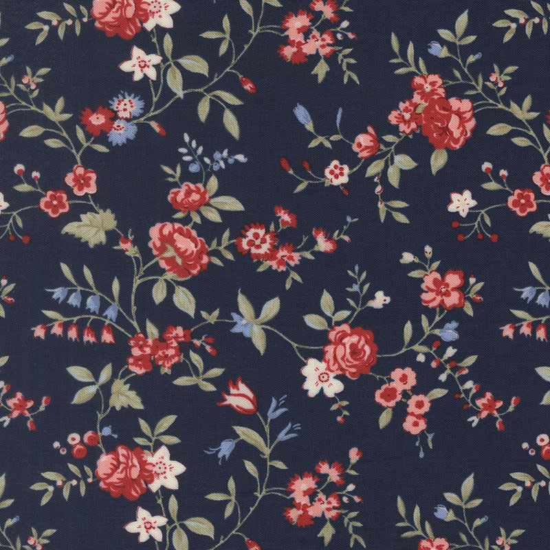Blossom Jubilee By Bunny Hill Designs For Moda - Nightfall