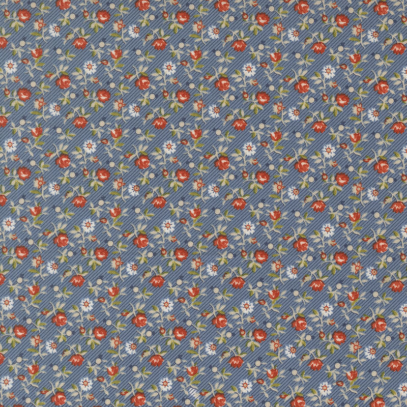Larkspur And Linen By Fig Tree & Co. For Moda - Cornflower