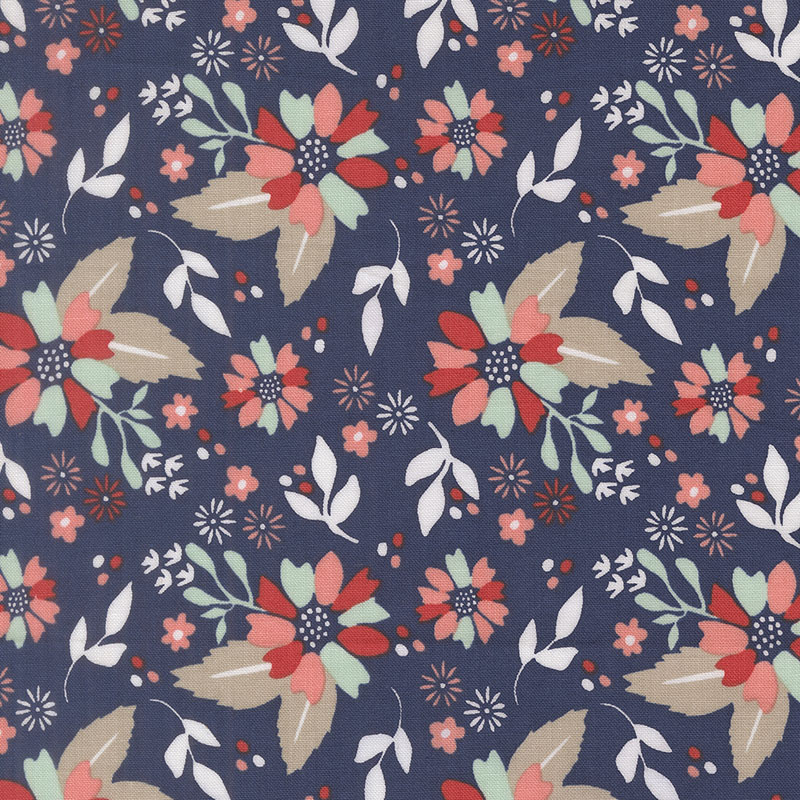 Midsummer By Sherri & Chelsi For Moda - Navy