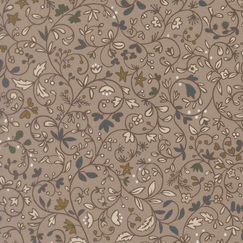 Midnight Fleur By Jessica Rose For Moda - Digital Print - Luster