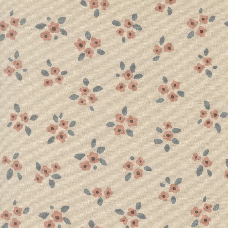 Midnight Fleur By Jessica Rose For Moda - Digital Print - Smoke