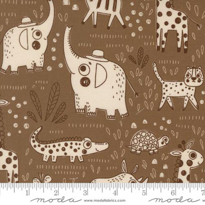 Wildly Cute Safari By Elena Amo For Moda - Bark