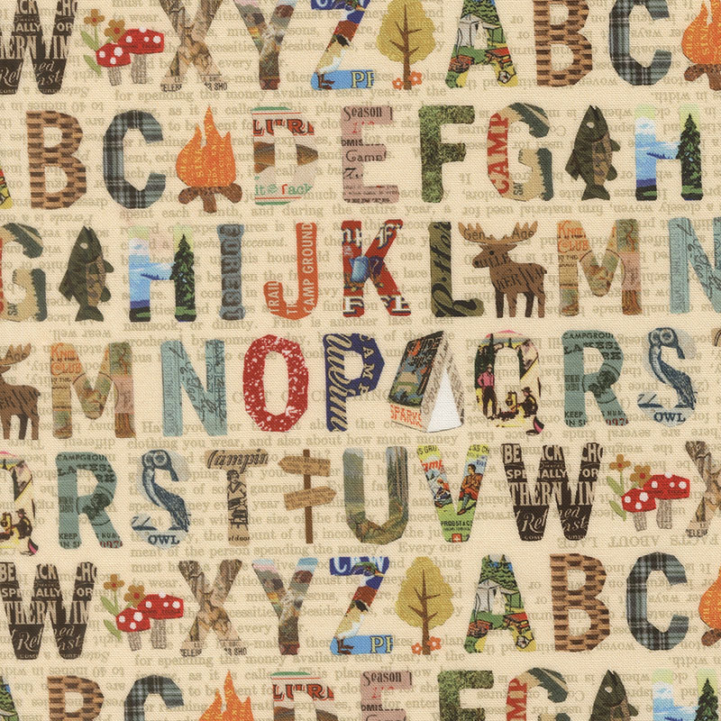 Paper Trails By Cathe Holden For Moda - Digital Print - Cream