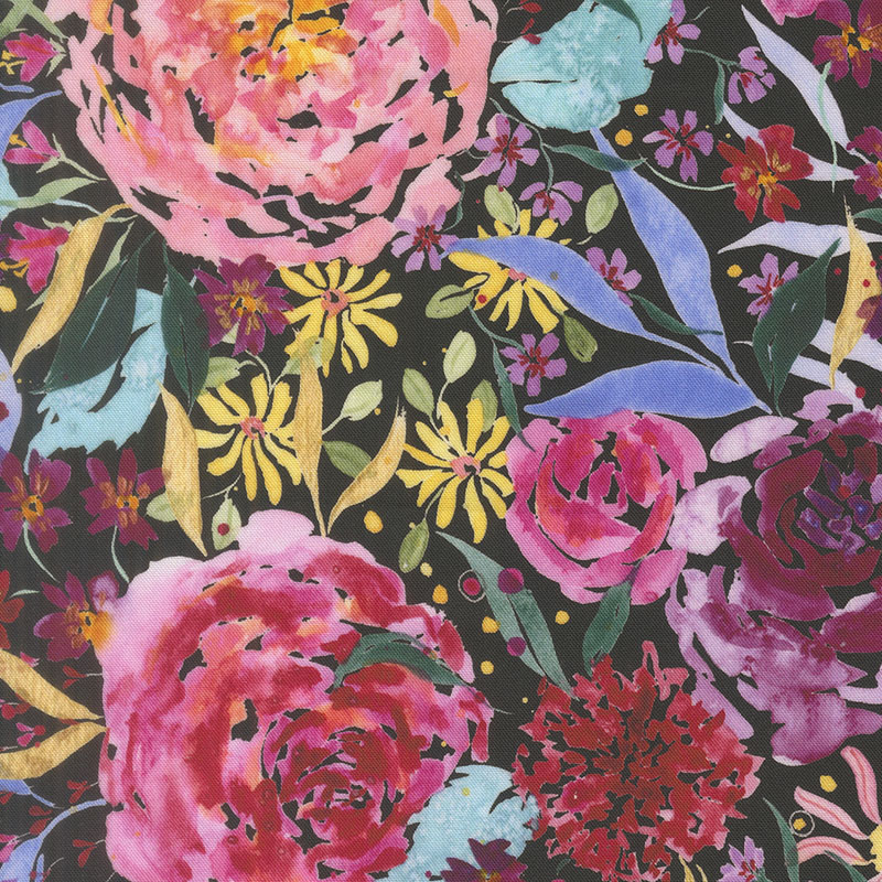 Little Lovelies By Create Joy Project For Moda - Digital Print - Midnight