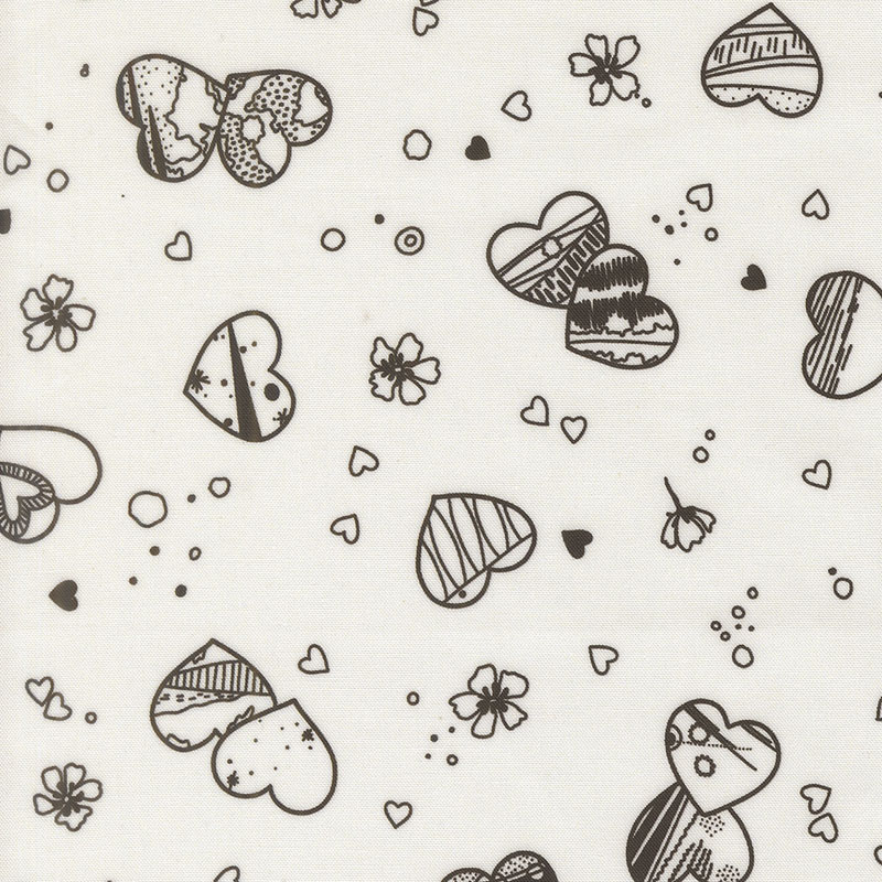 Little Lovelies By Create Joy Project For Moda - Digital Print - Cloud Midnight