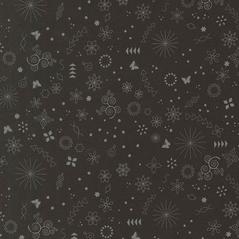 Tranquility By Sariditty For Moda - Charcoal