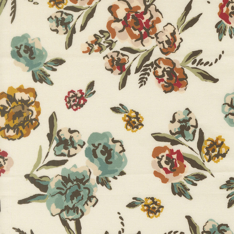 Flora Thread By Fancy That Design House For Moda - Digital Print- Eggshell