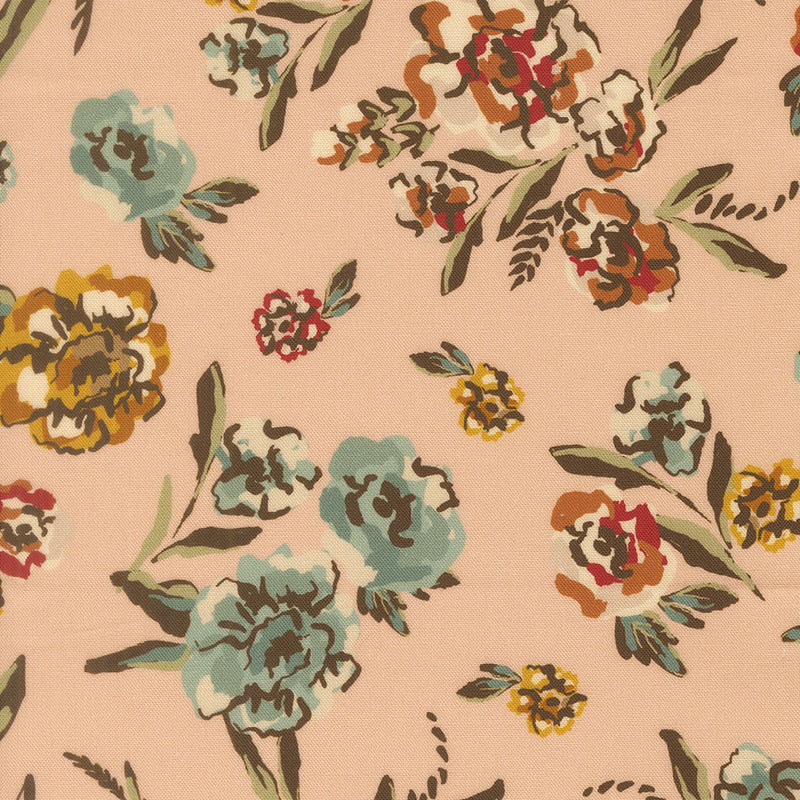 Flora Thread By Fancy That Design House For Moda - Digital Print - Peach