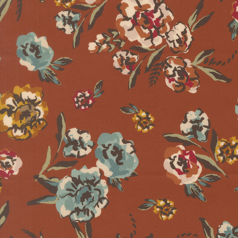 Flora Thread By Fancy That Design House For Moda - Digital Print - Spice