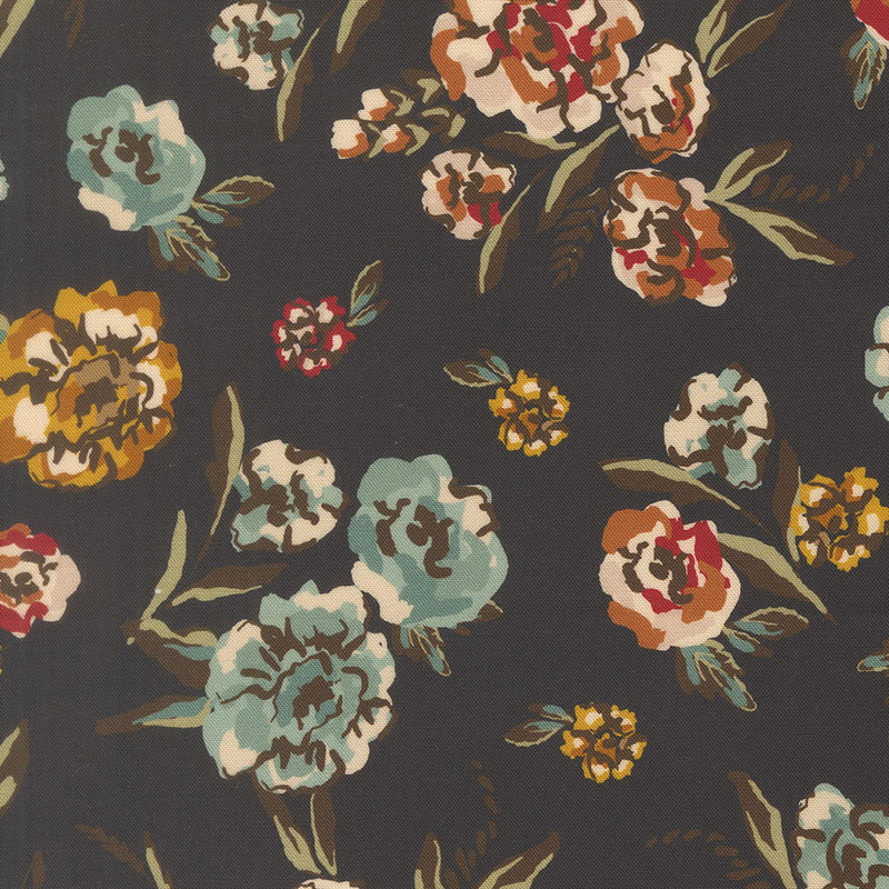 Flora Thread By Fancy That Design House For Moda - Digital Print - Midnight