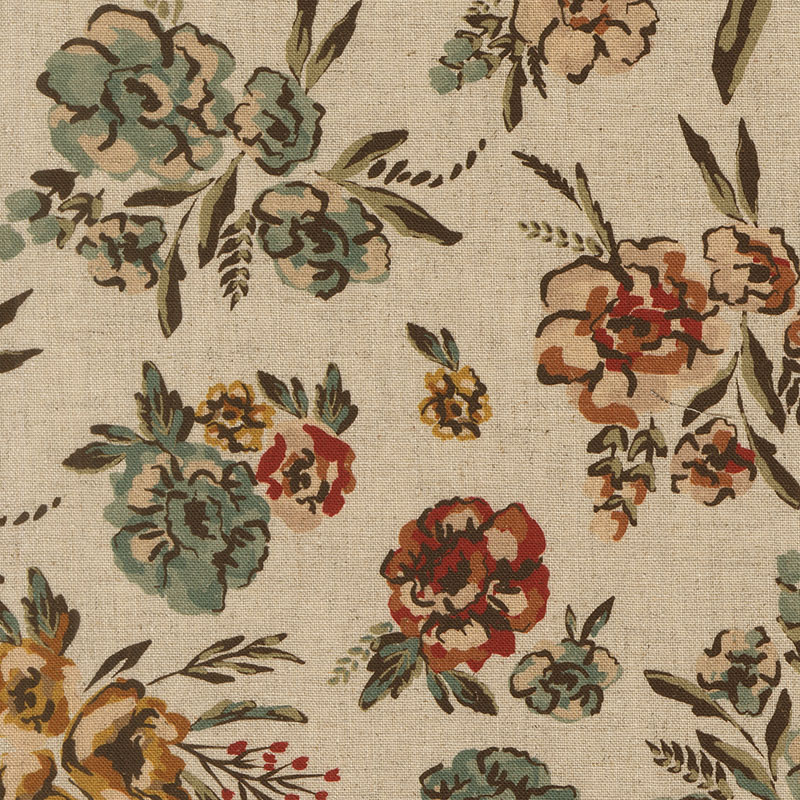 Flora Thread By Fancy That Design House For Moda - Mochi Linen - Eggshell
