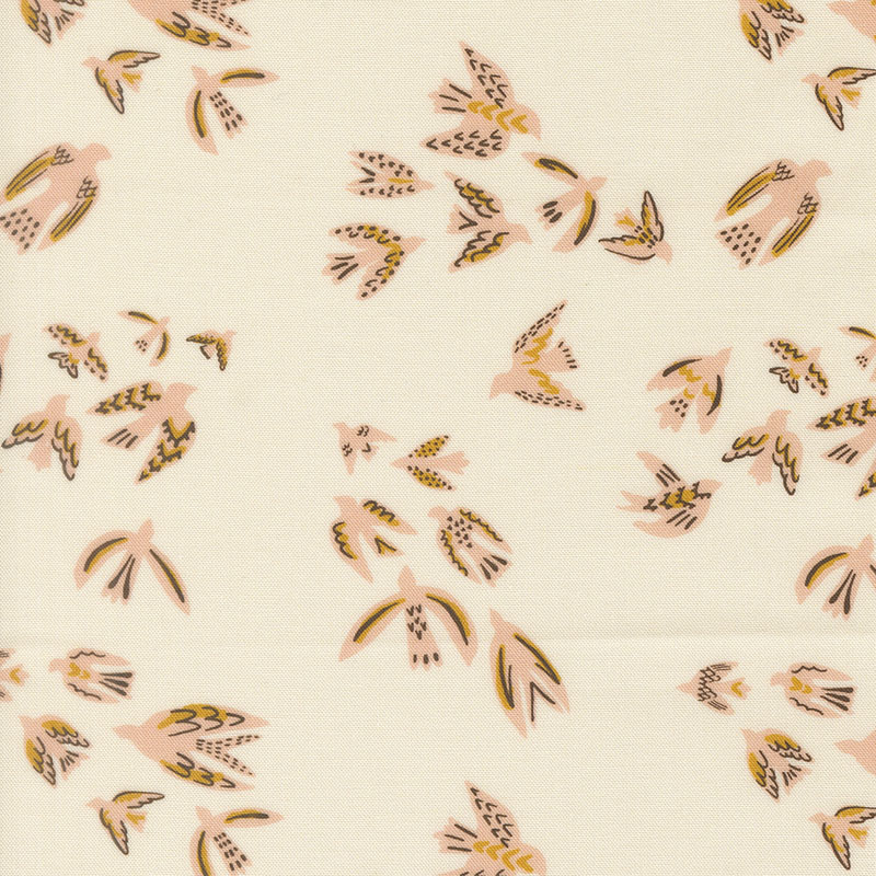 Flora Thread By Fancy That Design House For Moda - Digital Print - Eggshell