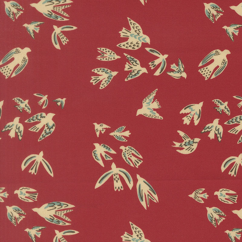 Flora Thread By Fancy That Design House For Moda - Digital Print - Brick