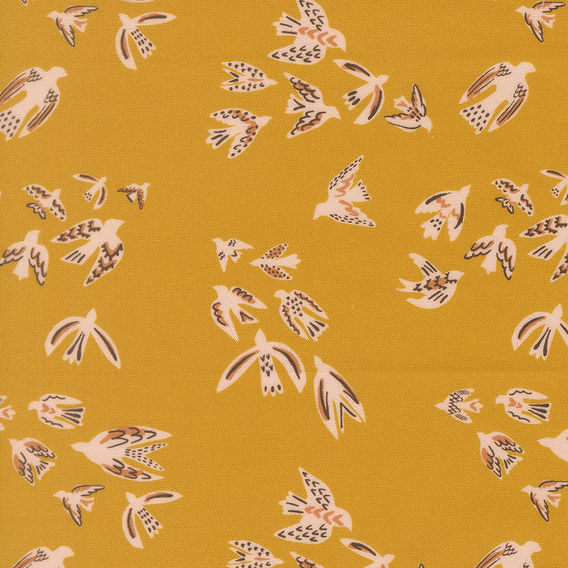 Flora Thread By Fancy That Design House For Moda - Digital Print - Golden