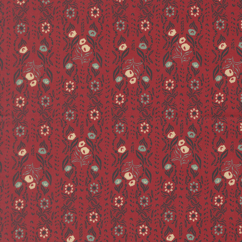 Flora Thread By Fancy That Design House For Moda - Digital Print - Brick