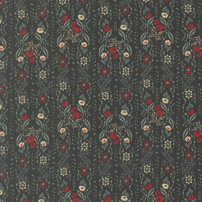 Flora Thread By Fancy That Design House For Moda - Digital Print - Midnight