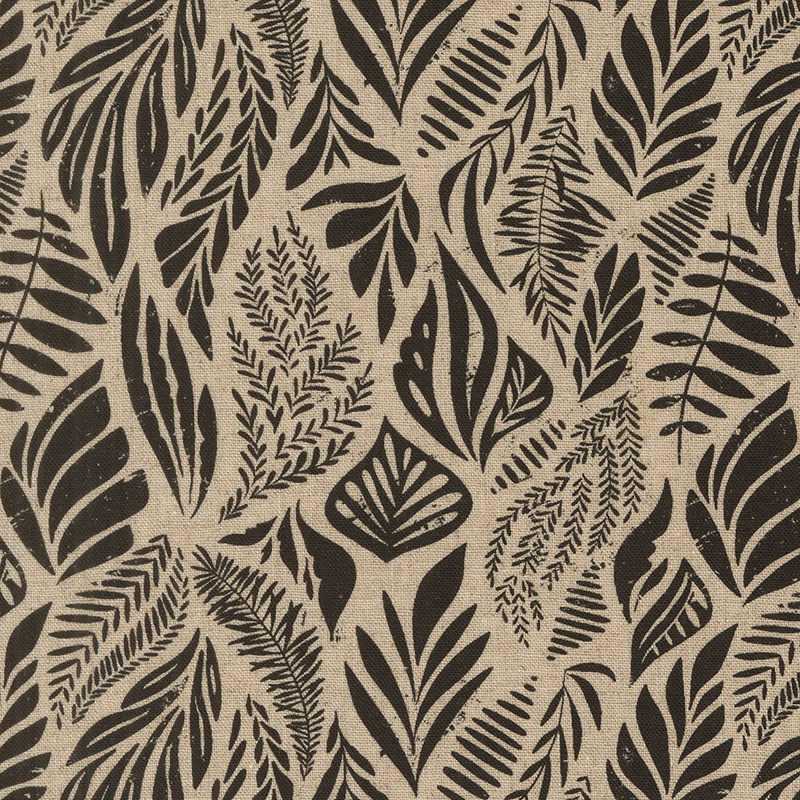 Flora Thread By Fancy That Design House For Moda - Mochi Linen - Midnight