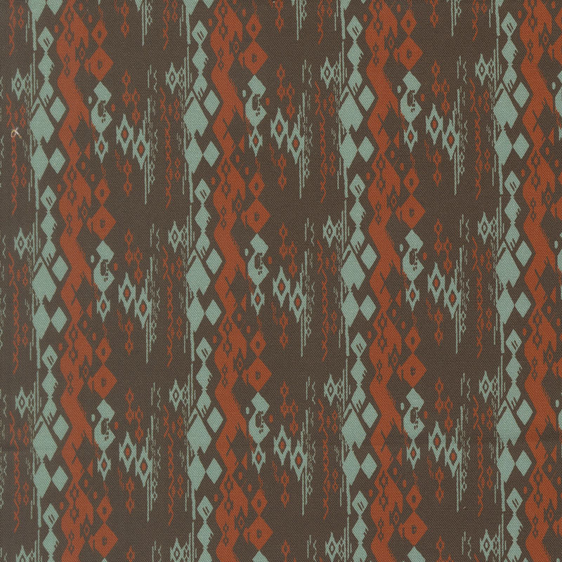Flora Thread By Fancy That Design House For Moda - Digital Print - Coffee
