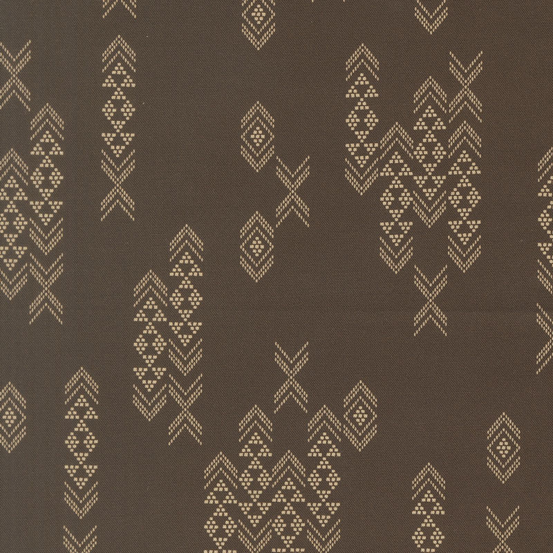 Flora Thread By Fancy That Design House For Moda - Digital Print - Coffee