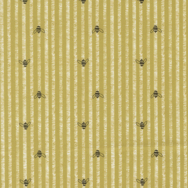 Pollinators By Robin Pickens For Moda - Digital Print - Golden