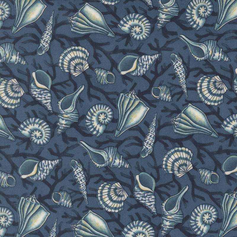 Seaside By Deb Strain For Moda - Ocean Blue