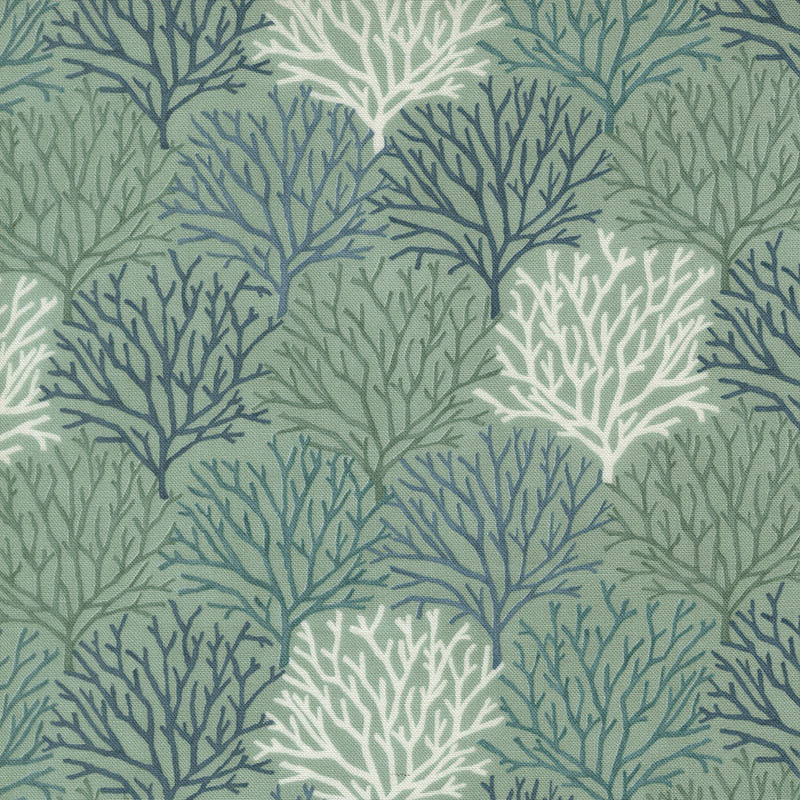 Seaside By Deb Strain For Moda - Aqua