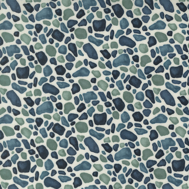 Seaside By Deb Strain For Moda - Seafoam White