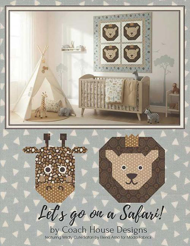 Let\'s Go On A Safari Book By Coach House Designs For Moda - Minimum Of 3