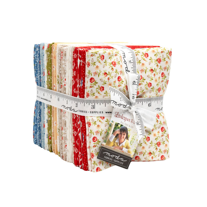 Larkspur And Linen Fat 1/4\'s By Moda - 35 Pcs